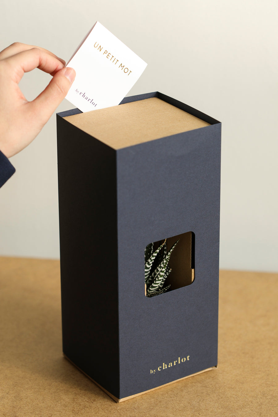 Coffret By Charlot avec un petit mot