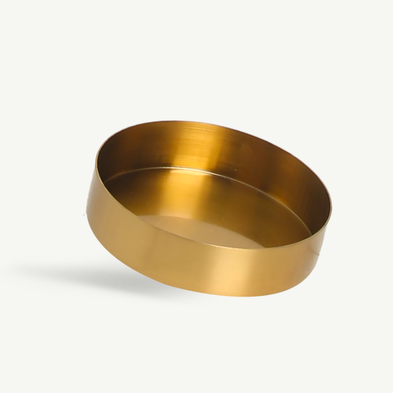 XL Saucer - Brass - Matte Gold
