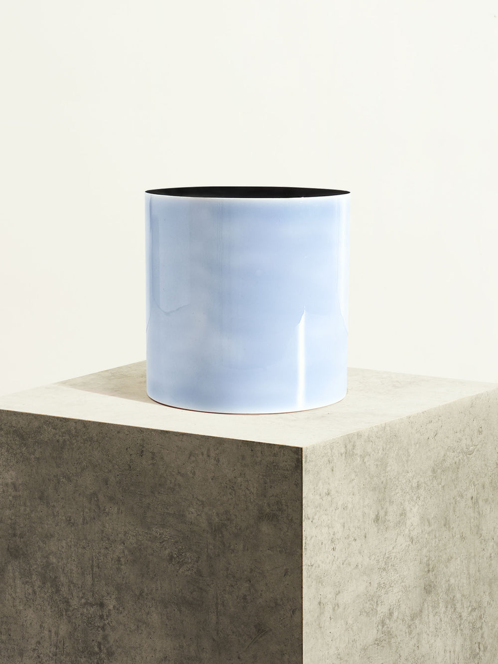 Pot en métal - Bleu azur