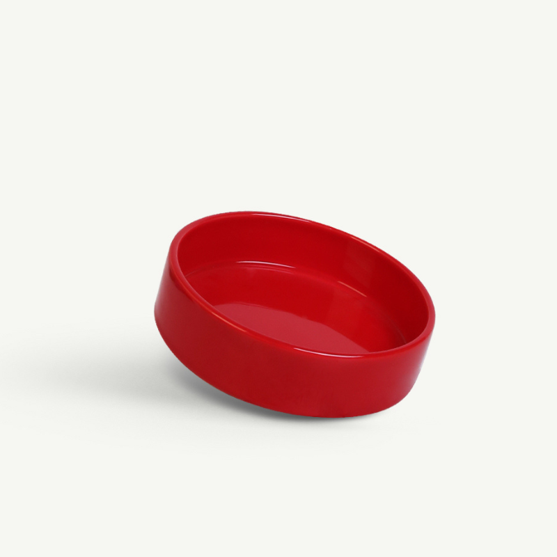 Soucoupe XL - Céramique - Rouge ultime