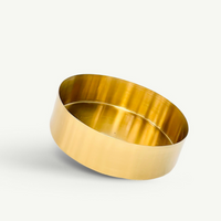 Soucoupe L - Laiton - Or mat