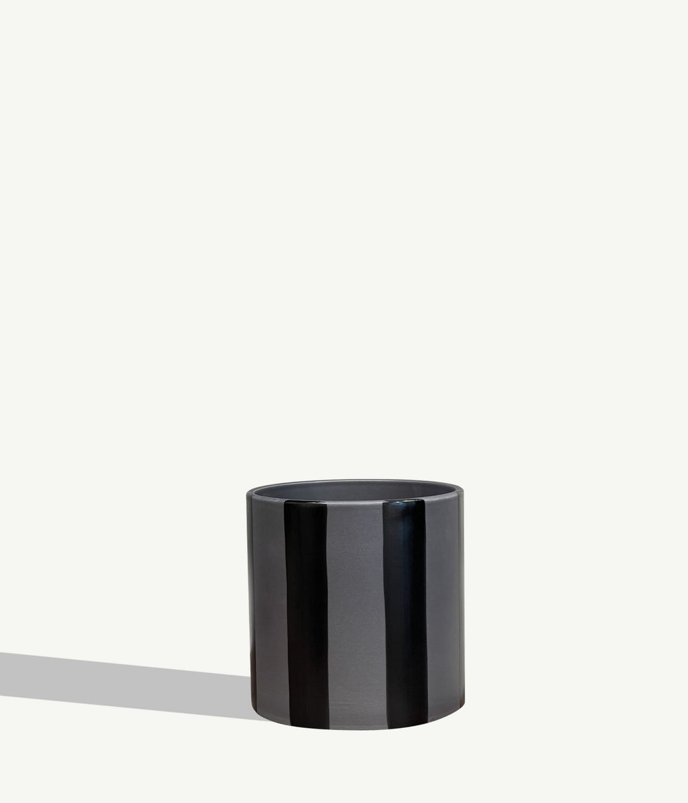 Céramique rayée - Noir Intense