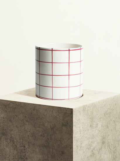 Céramique quadrillée - Sorbet Cassis