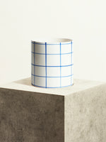 Gridded ceramic - Cyclades Blue