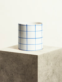 Gridded ceramic - Cyclades Blue