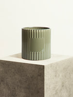 Céramique cannelée - Vert Olive