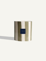 Céramique rayée - Vert Olive