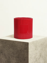 Céramique cannelée - Rouge Ultime