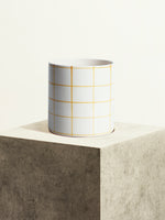 Céramique quadrillée - Jaune Sahara