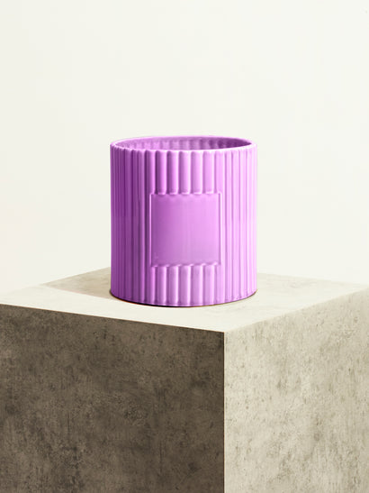 Céramique cannelée - Lilas