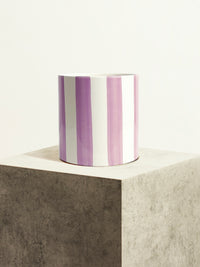 Céramique rayée - Lilas