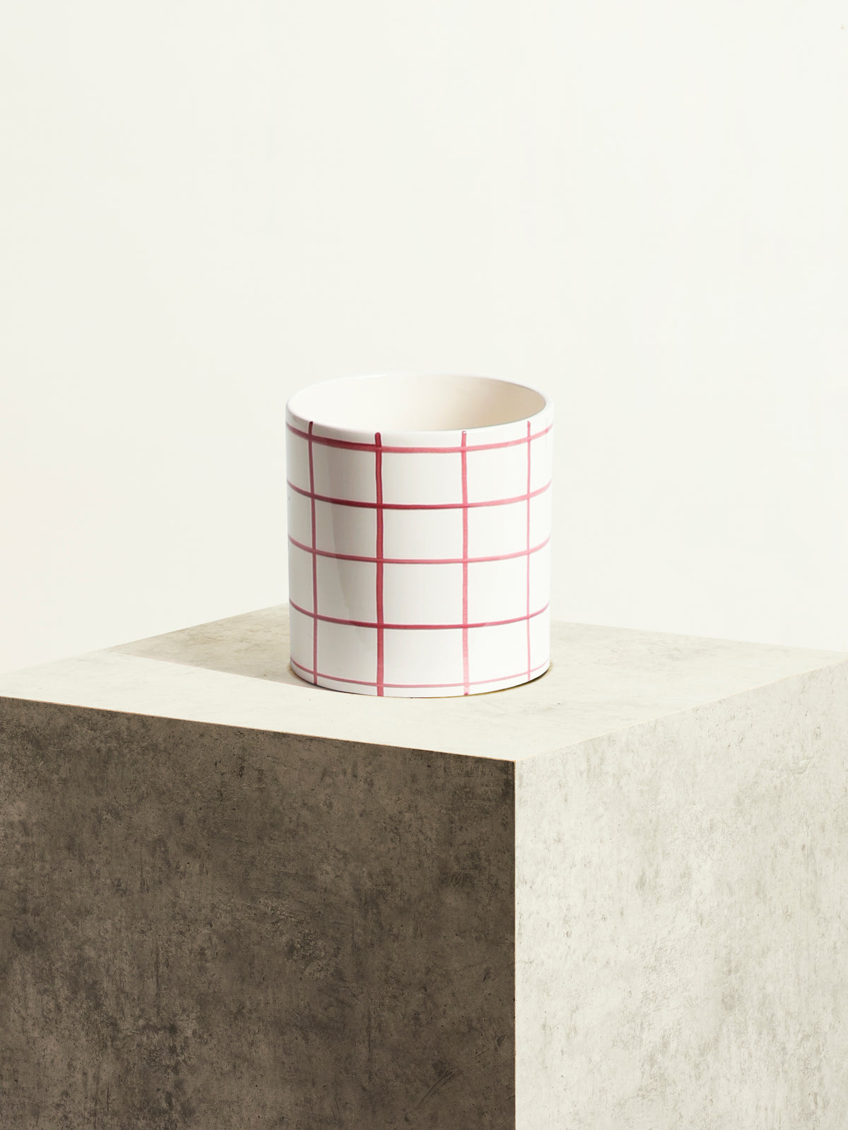 Céramique quadrillée - Sorbet Cassis