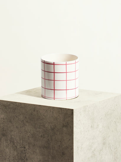 Céramique quadrillée - Sorbet Cassis