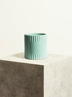 Fluted ceramic - Celadon Green