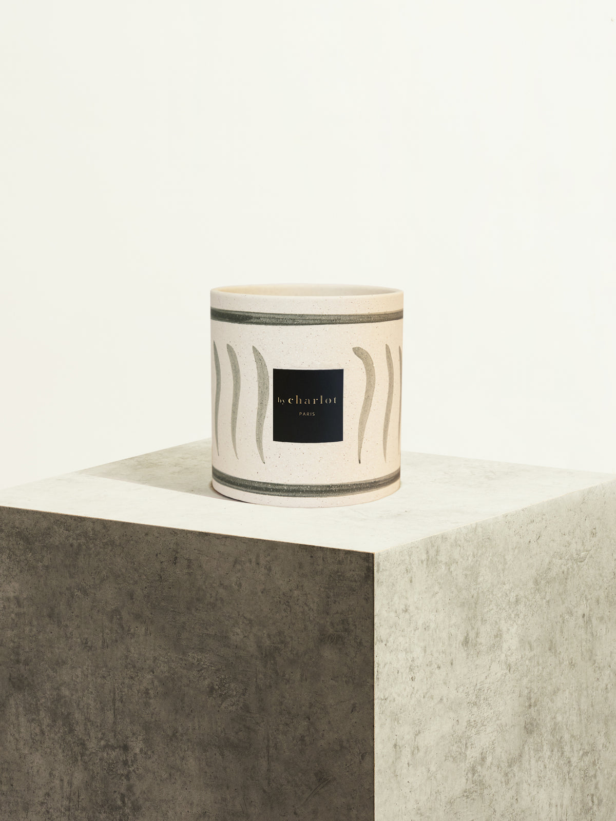 Green Pot ⌀ 14cm - INI CERAMIC