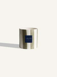 Striped ceramic - Olive Green