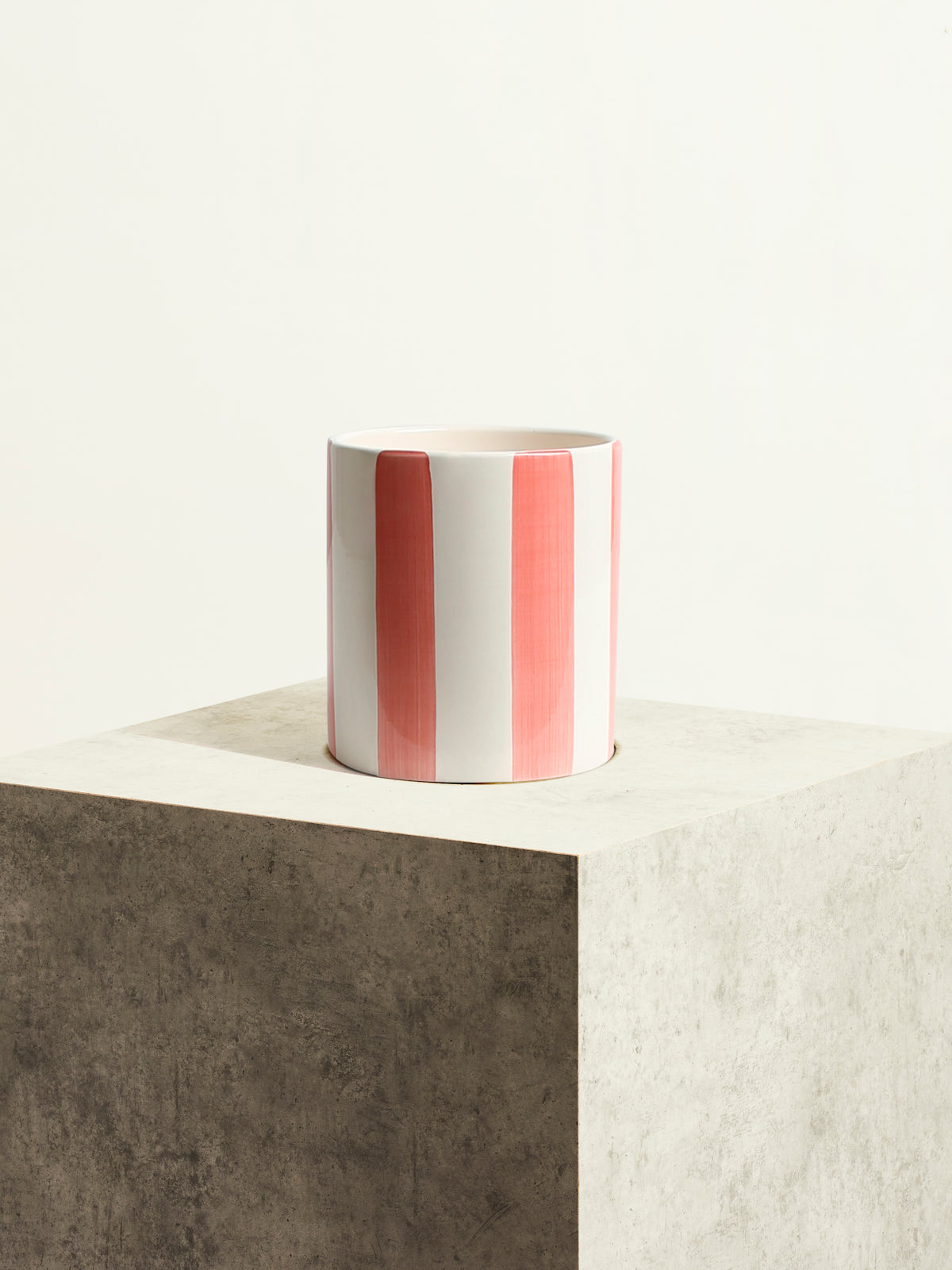 Striped ceramic - Sorbet Pink