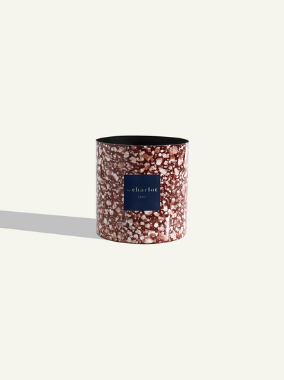 Metal pot - Jasper red