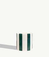 Céramique rayée - Vert Forêt