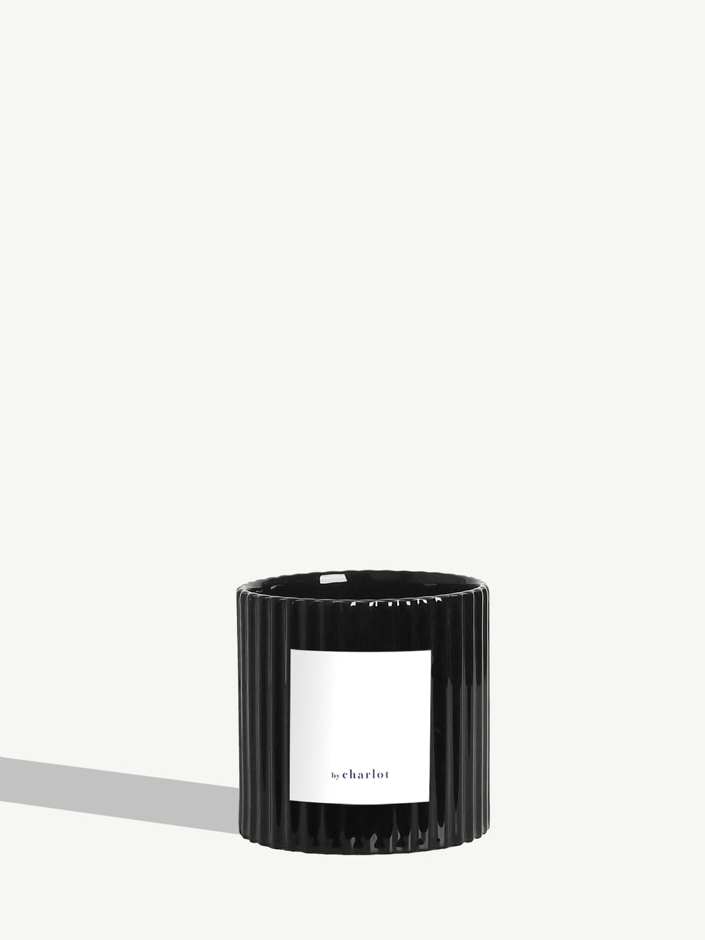 Céramique cannelée - Noir réglisse