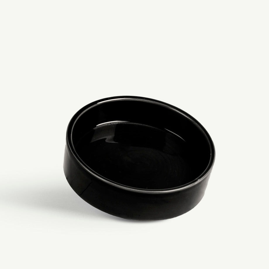 Saucer L - Ceramic - Licorice Black