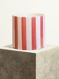 Céramique rayée - Rouge Ultime