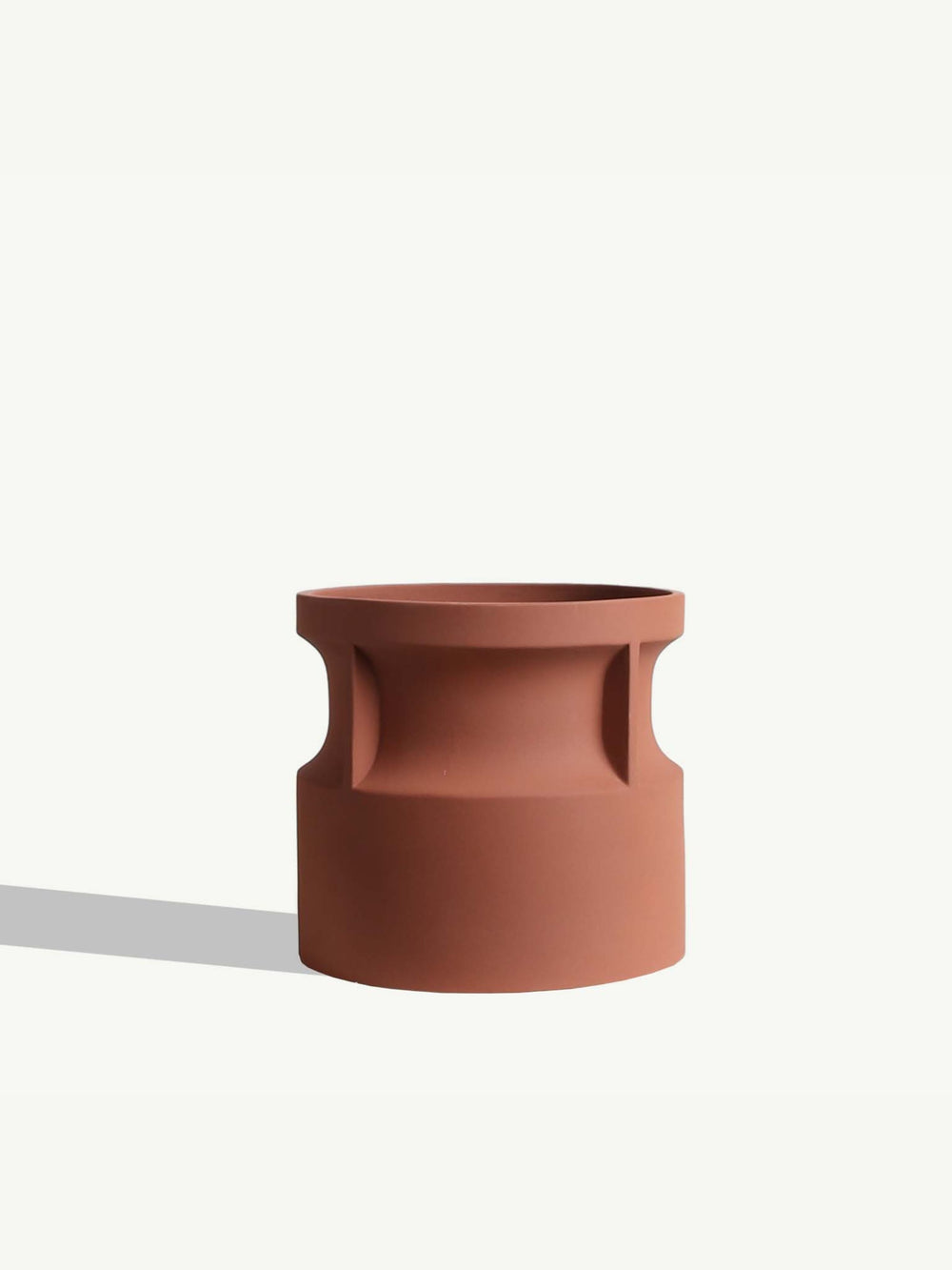 Cache-pot Structure Rouge brique